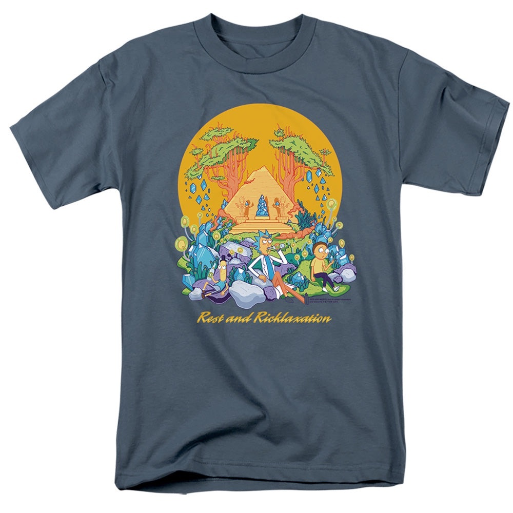 Rick And Morty Rest And Ricklaxation 100% Authentic Licensed - Medium